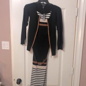 WHBM short sleeve dress with jacket